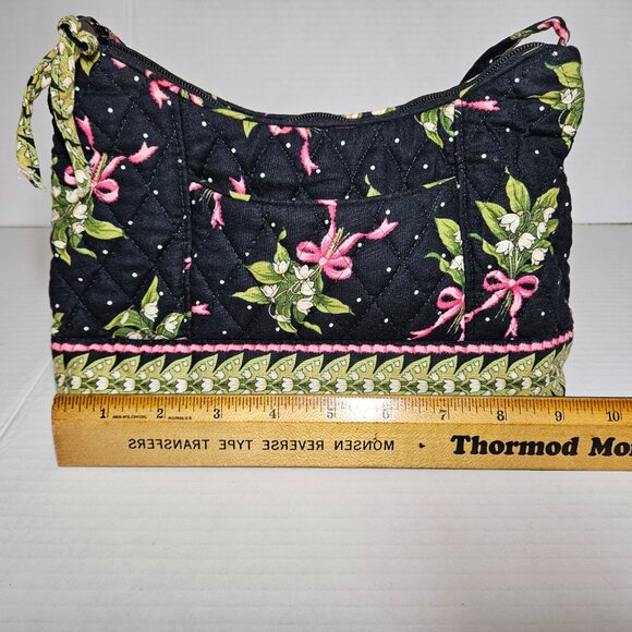 Vera Bradley Breast Cancer Tote Purse Shoulder Bag Retired pink ribbon USA Made - Picture 3 of 10